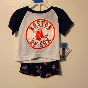 12m boston red Sox pajamas